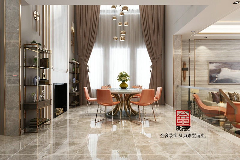 御湯墅300平米港式風格裝修效果圖