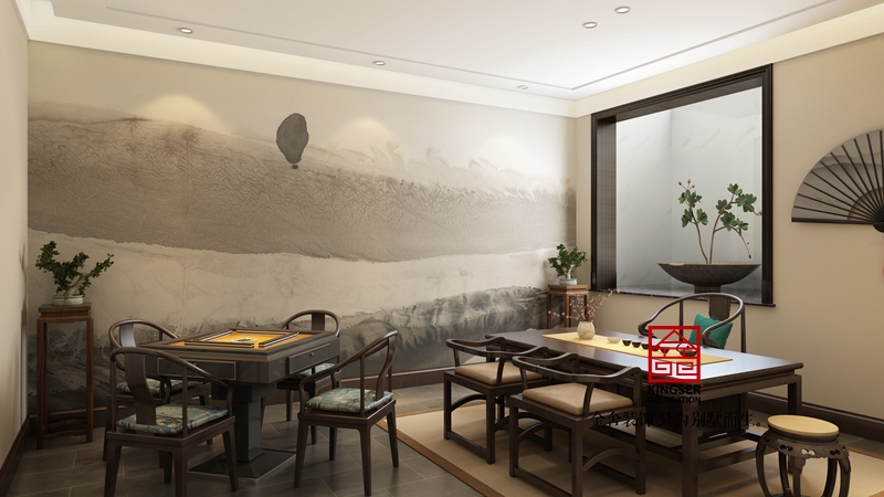 別墅極簡風格休息室裝修