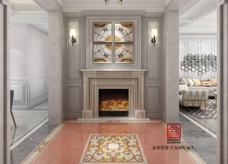 榮盛華府400平米簡美風格-玄關