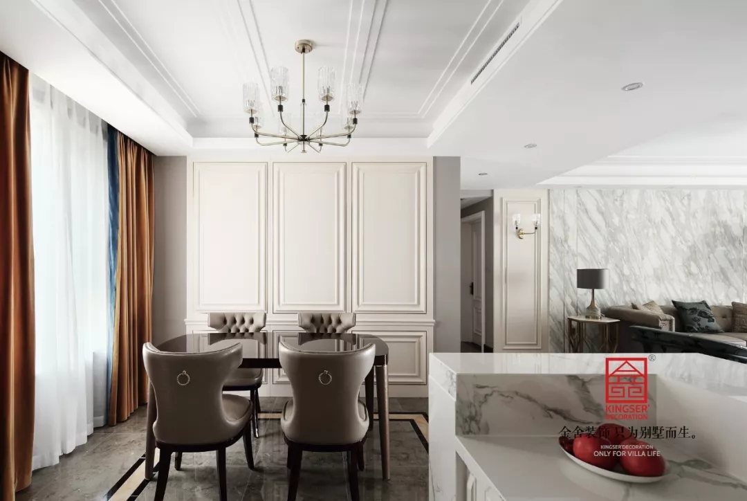 德賢公館裝修實景-輕奢風格-餐廳