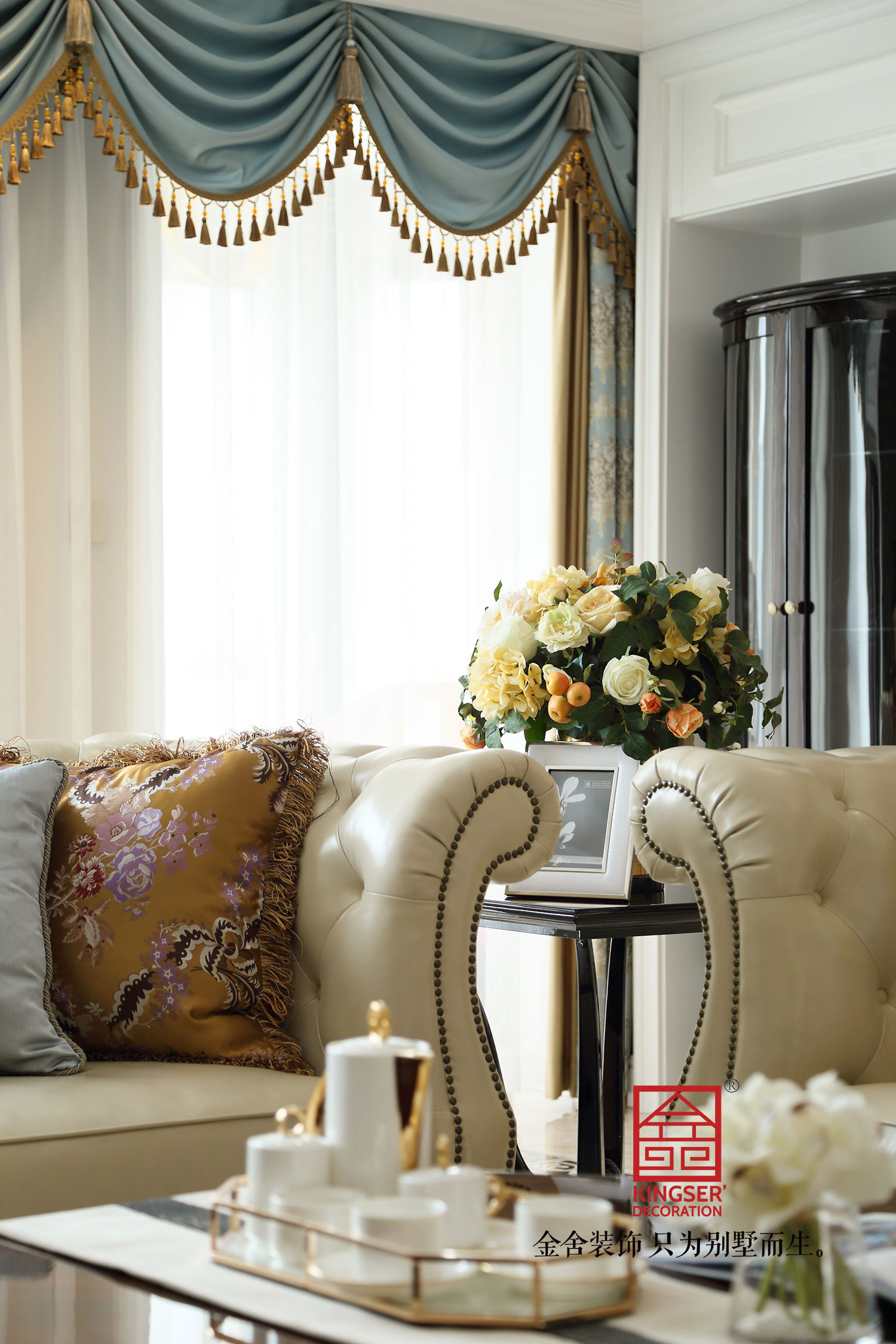 天山九峯210平米歐式風格裝修實景