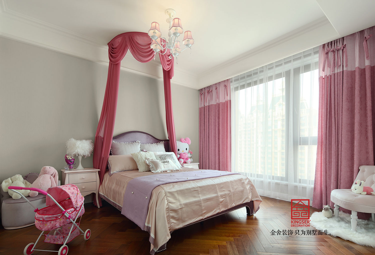 天山九峯210平米歐式風格裝修實景