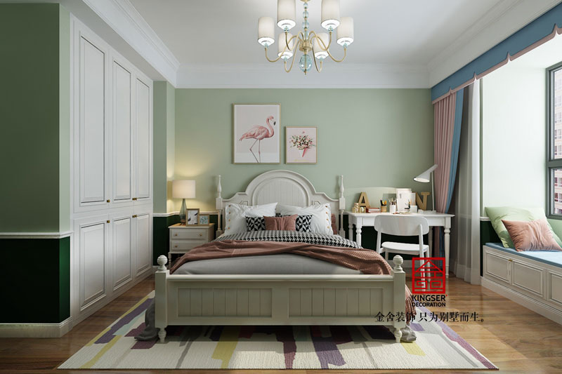 國賓壹號139平米新中式風格裝修效果圖