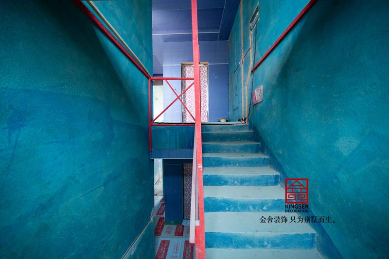 上山間別墅裝修設計施工現場