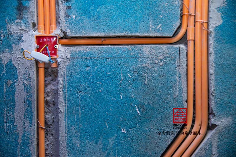 上山間別墅裝修設計施工現場