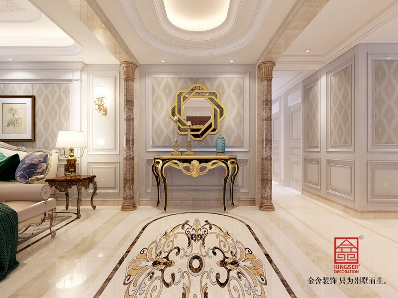 東南智匯城191平米裝修-歐式風格-玄關