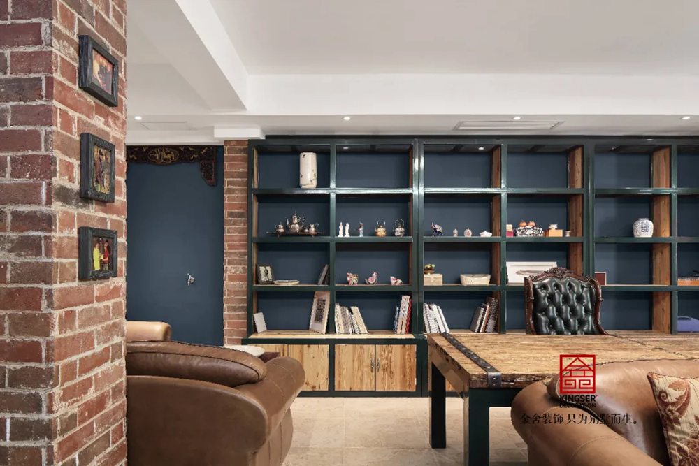 上山間400平米別墅美式風(fēng)格裝修實景