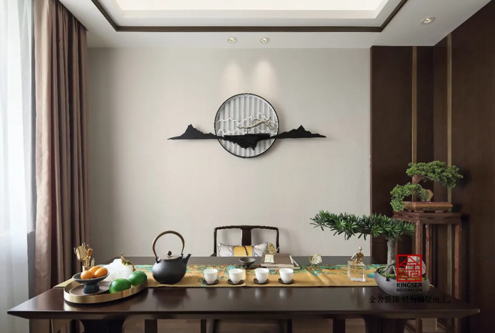 天海容天下170平米裝修-中式風格-茶室