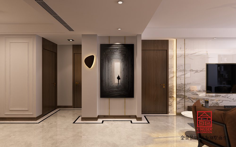 奧北公元134平米裝修-現代風格-玄關