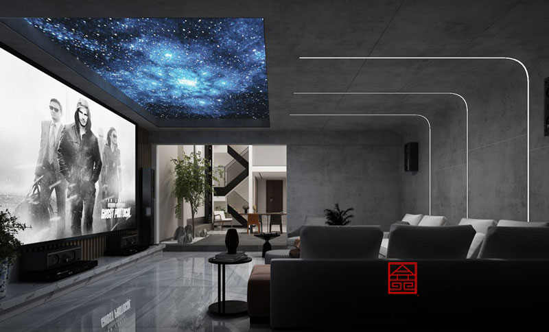 中央云著304平現代風格裝修效果圖