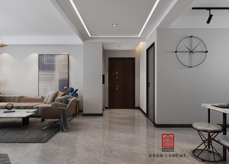 麗景藍灣114平米現代簡約風格效果圖