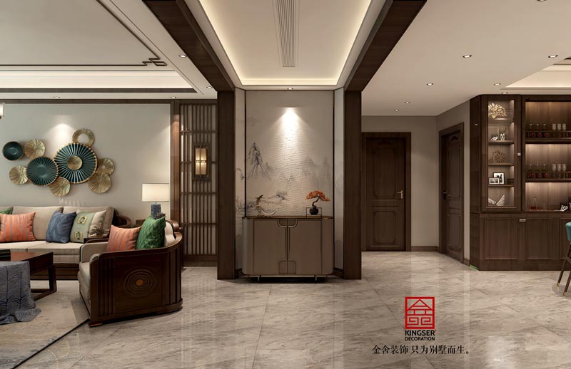 融創中心180平中式風格裝修