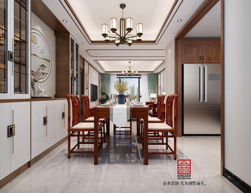 融創中心新中式裝修效果圖-餐廳