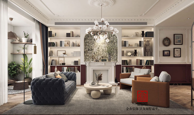 融創中心180㎡法式復古風格裝修