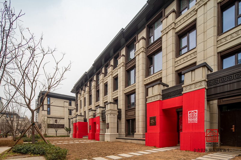 石家莊榮盛御府裝修水電階段施工現場