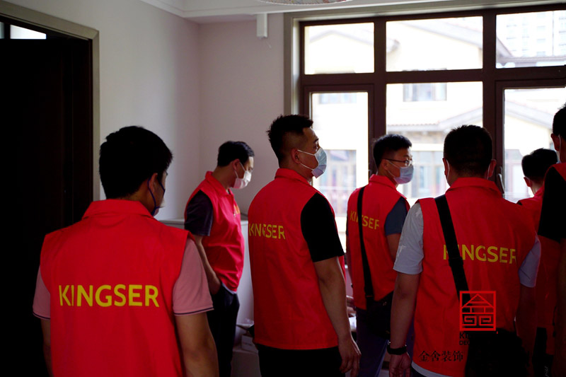 金舍裝飾董事長關注工程監督巡檢月