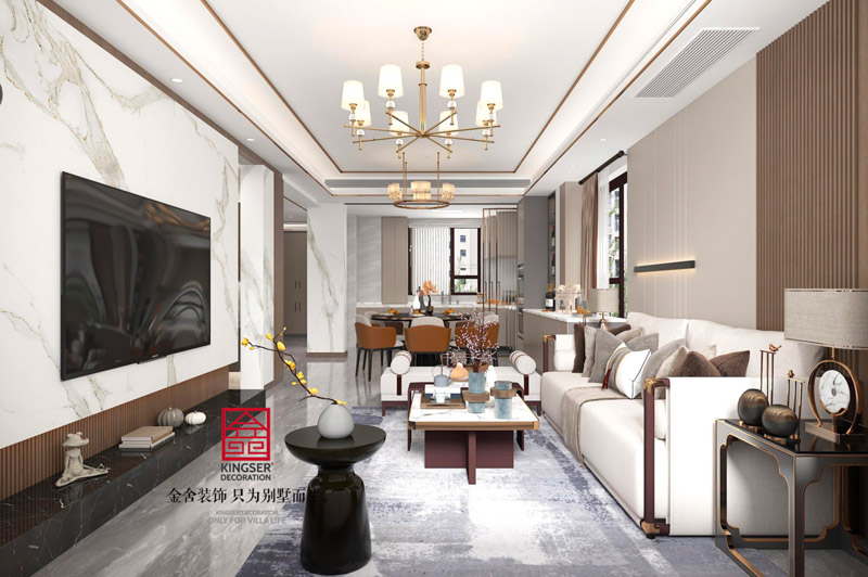 九里晴川現代風格裝修效果圖