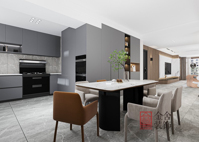 榮盛御府現(xiàn)代風格裝修設計