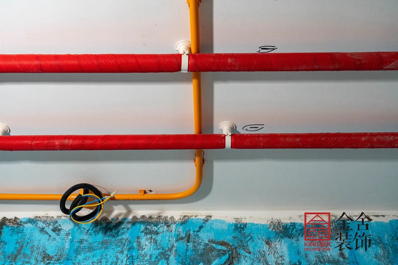 金舍裝飾德賢華府小區裝修工地實景圖