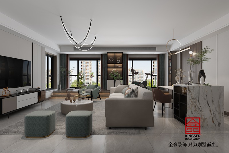 北城國際170㎡現代風格裝修設計