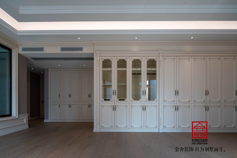 玫瑰灣300平別墅裝修主材安裝完工現場