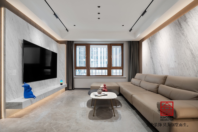 東南智匯城155㎡現代風格裝修實景圖