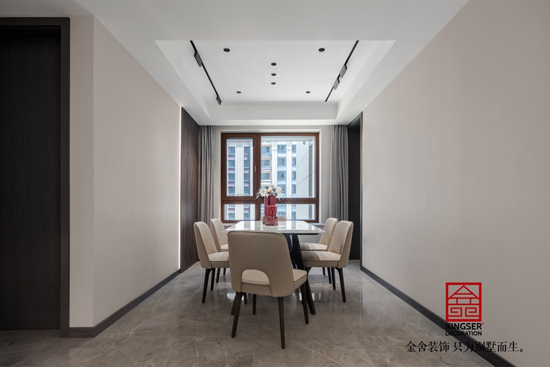 東南智匯城現代風格餐廳實景圖