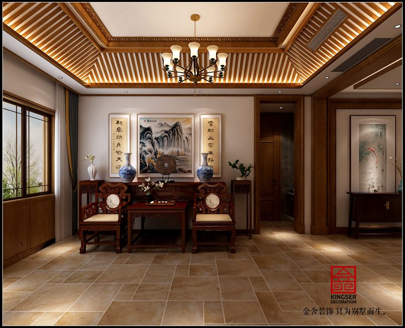 御河上院183平米中式風格裝修設計