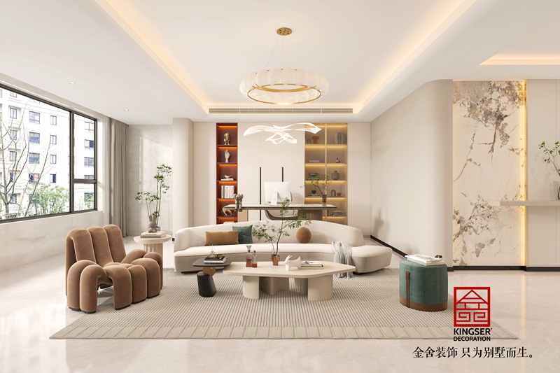 錦江府奶油風裝修效果圖