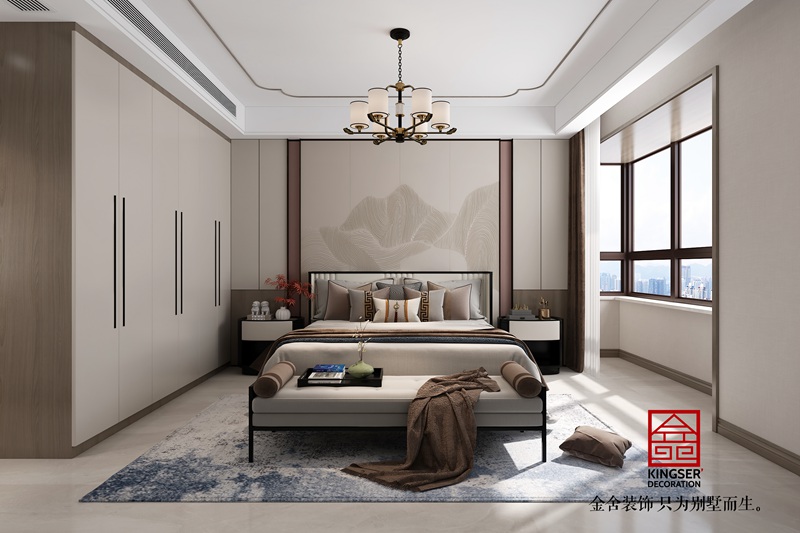 榮盛華新中式風格裝修效果圖