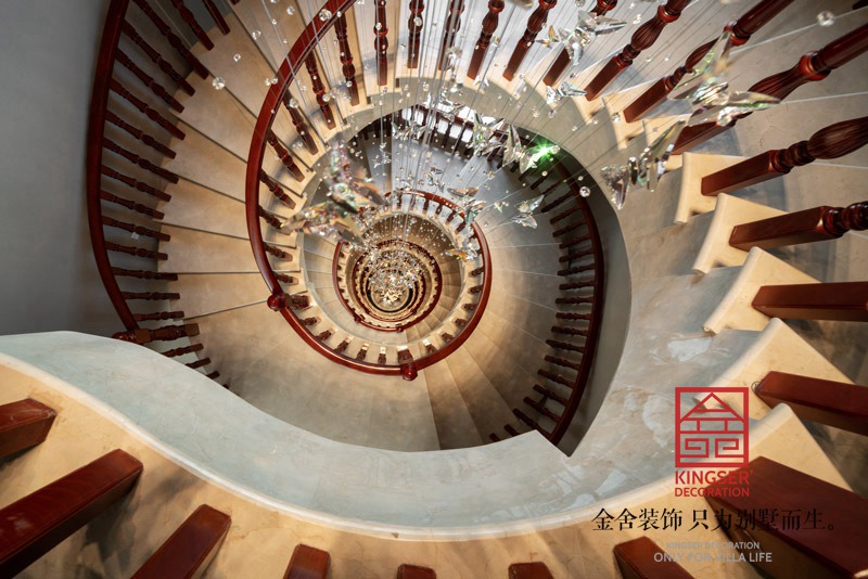 原河名墅新中式別墅裝修實景圖