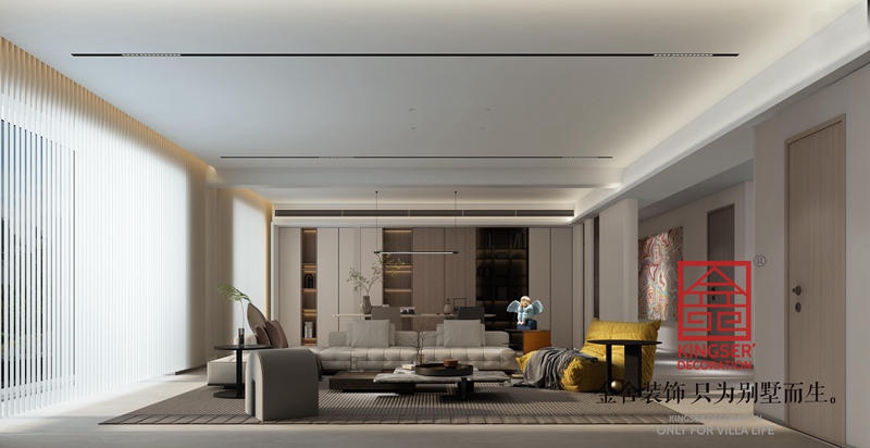 博星住宅樓260平現代風格裝修設計