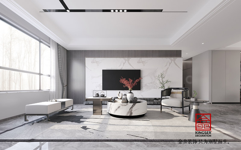 石家莊電視墻裝修設(shè)計效果圖