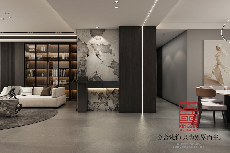 德賢華府190㎡現(xiàn)代風格裝修設計