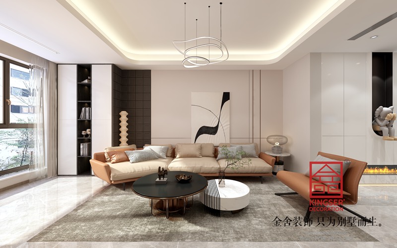 融創中心現代風格150平米裝修效果圖