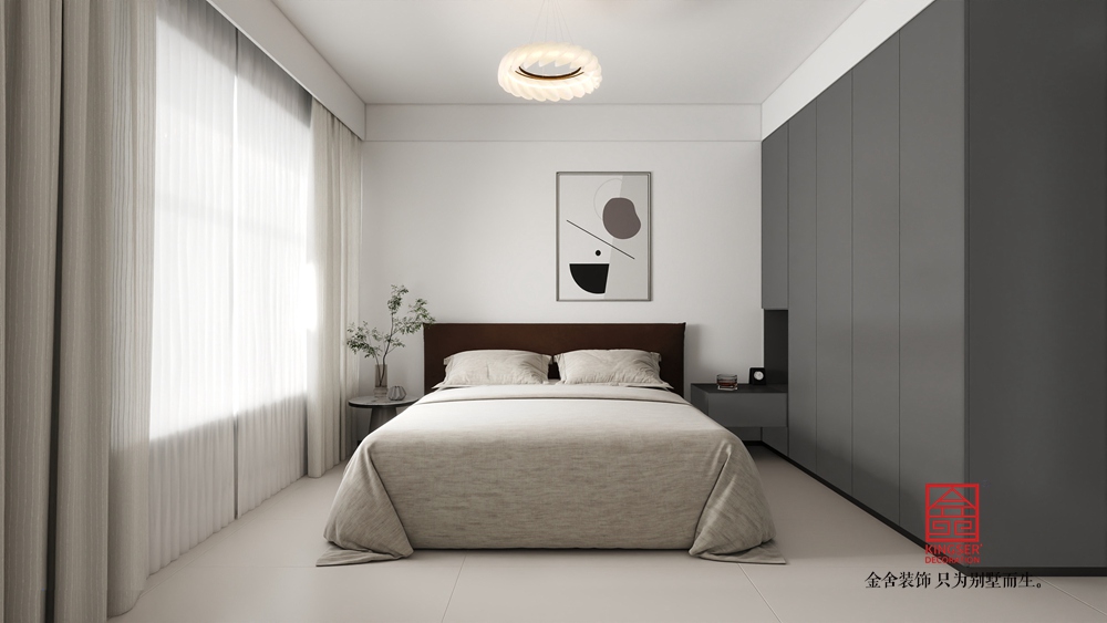 云和賦162平米現代簡約裝修-臥室